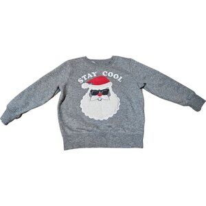 Jumping Beans Kids 3T Santa Claus Sweater, Christmas, Holidays, Santa, Festive